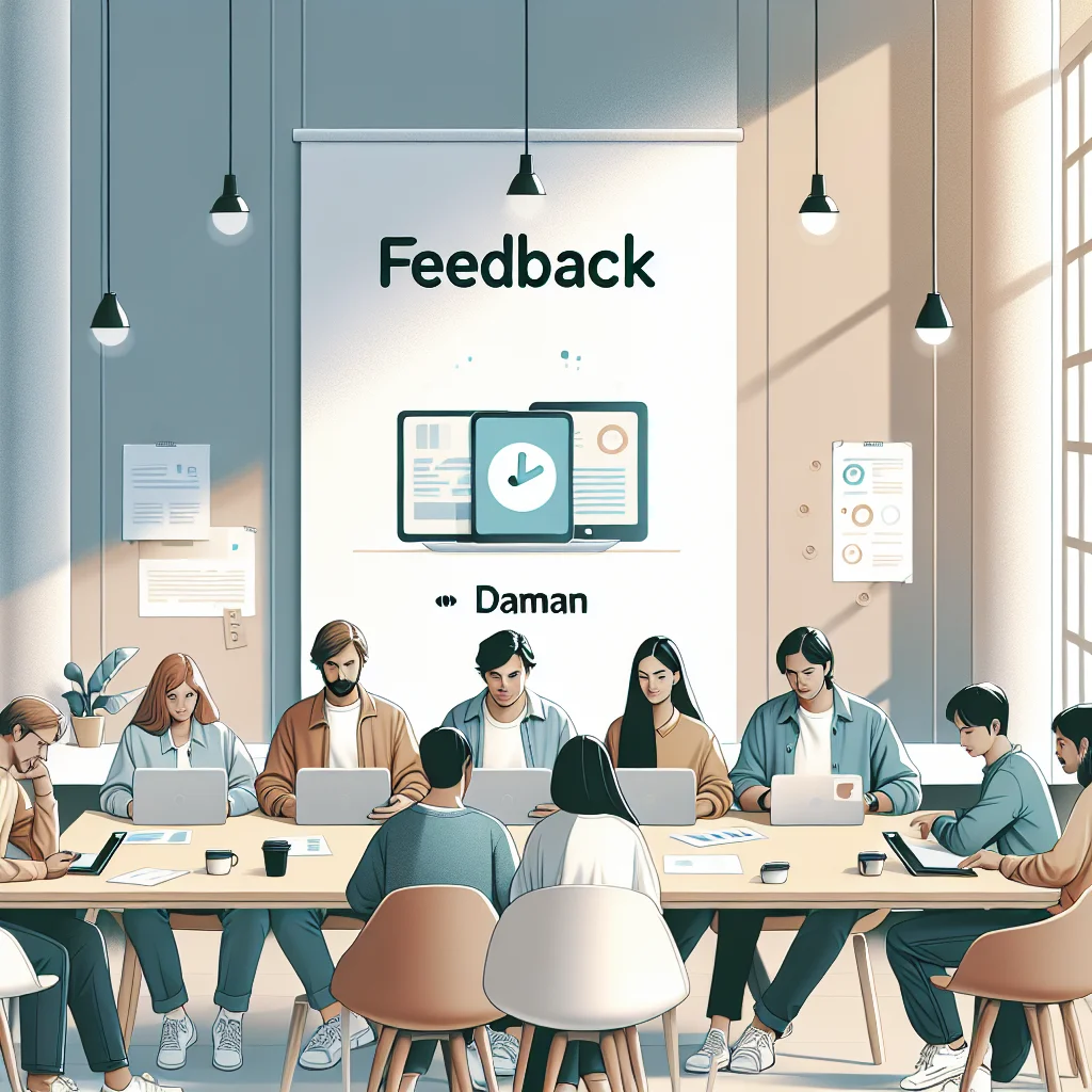 Providing feedback on Daman Application