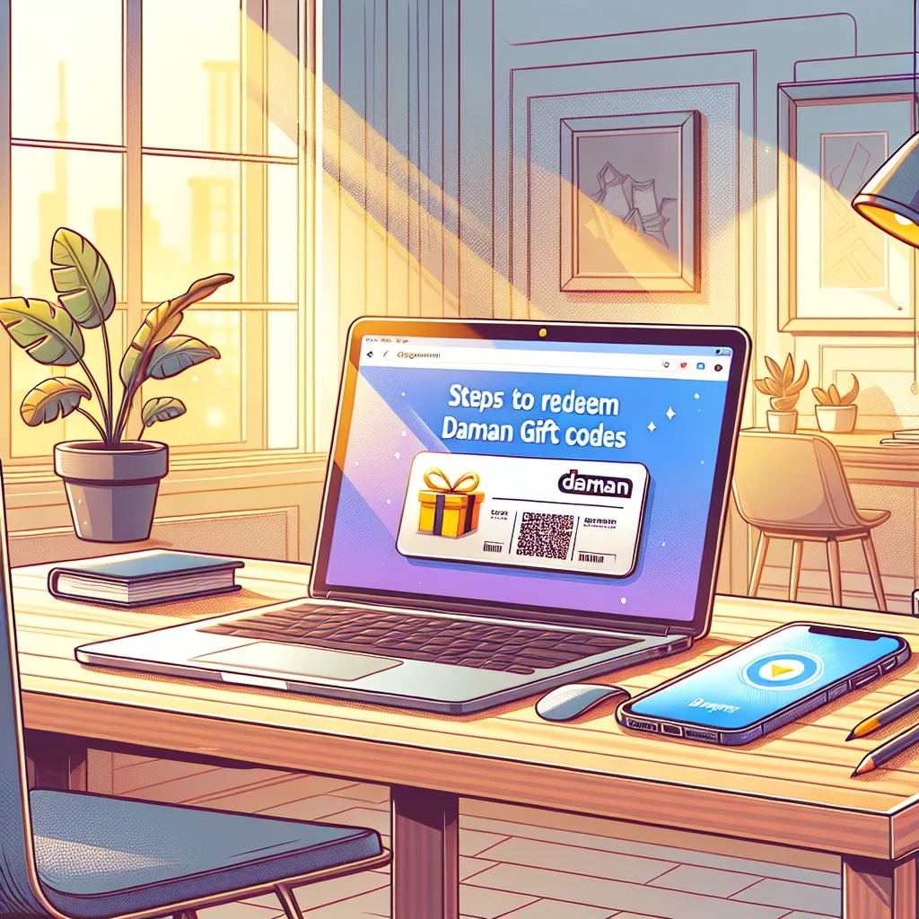 Steps to redeem Daman gift codes
