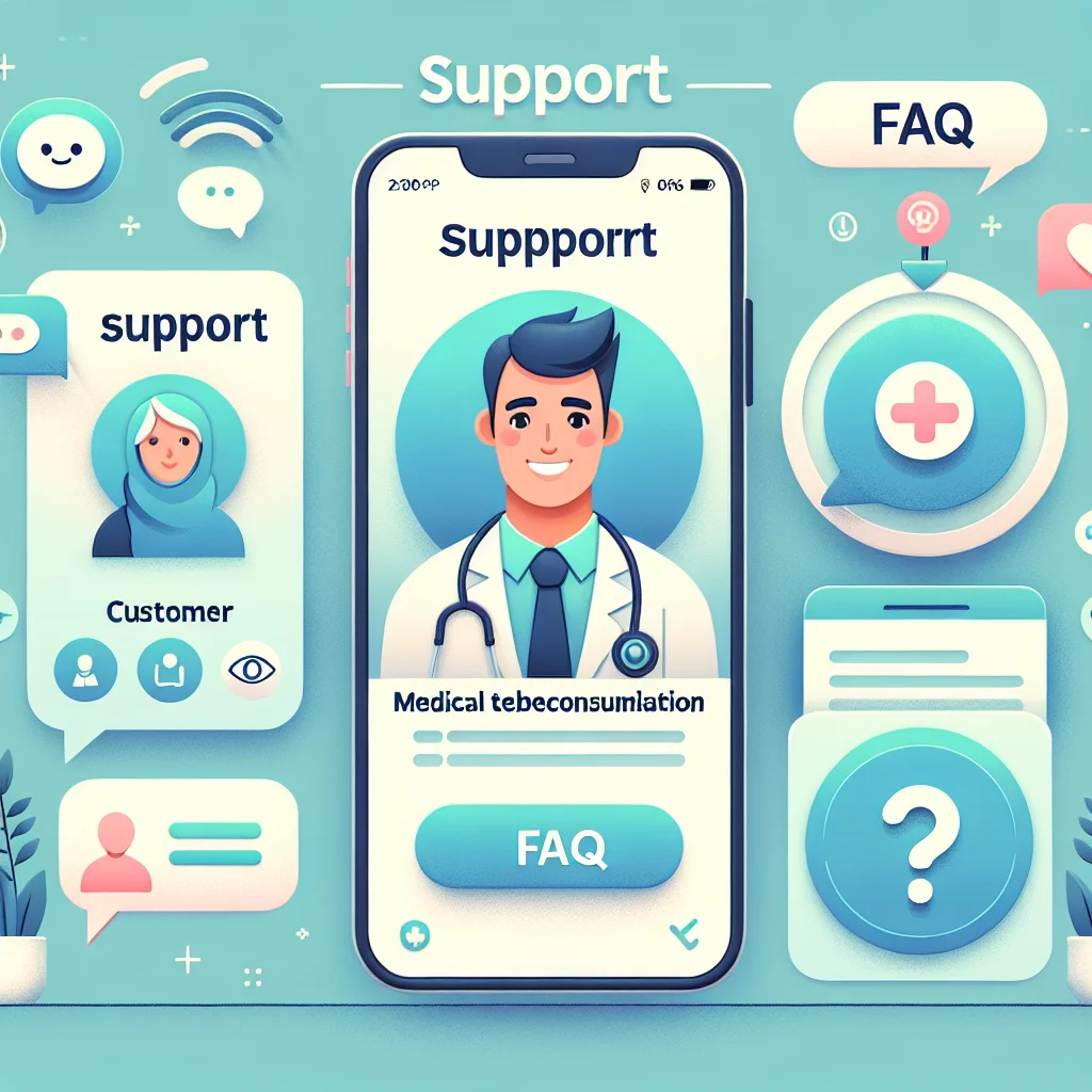 Different support options in Daman app