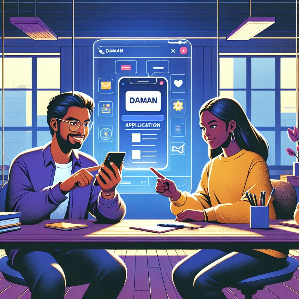 User experience with Daman Application