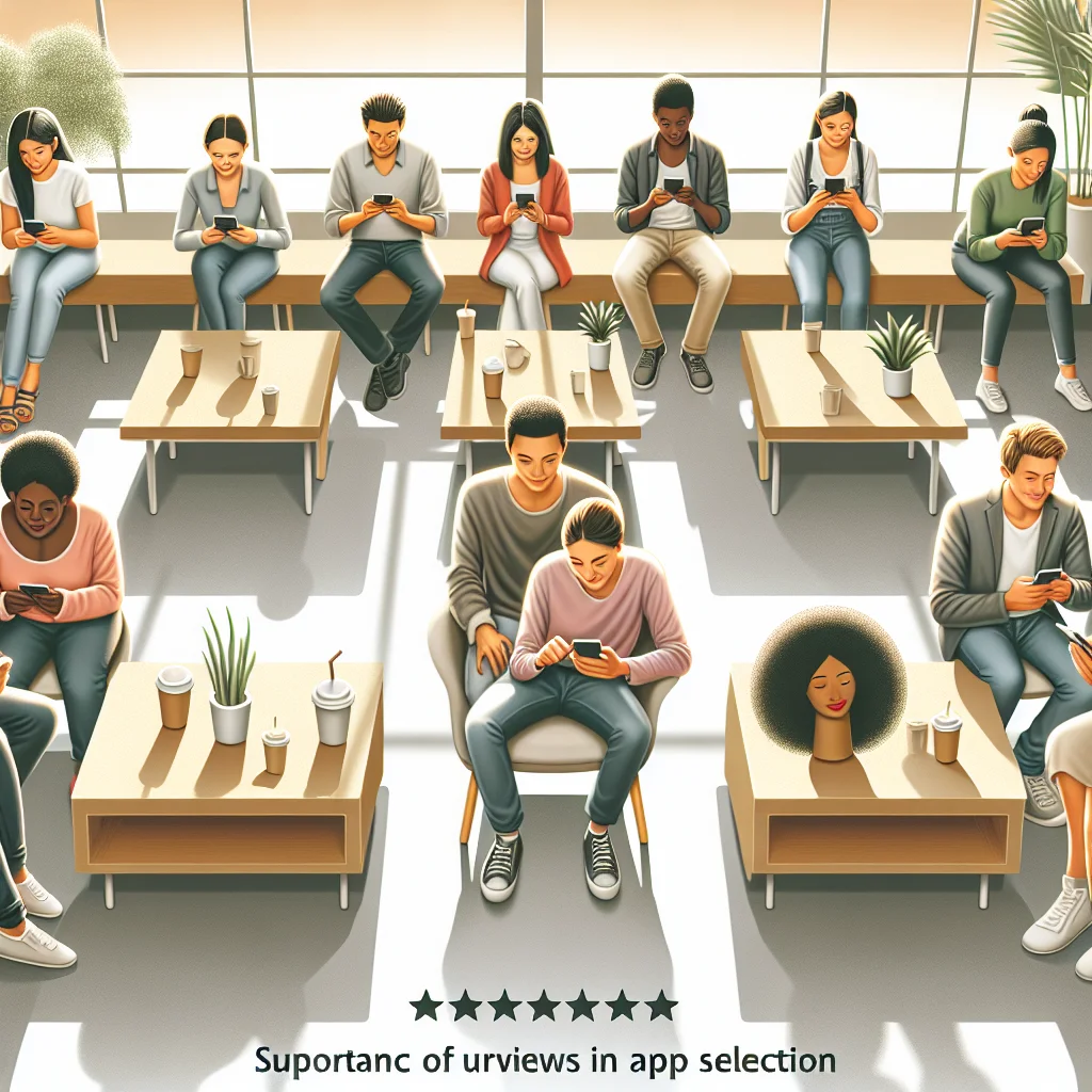 Significance of user reviews in app selection